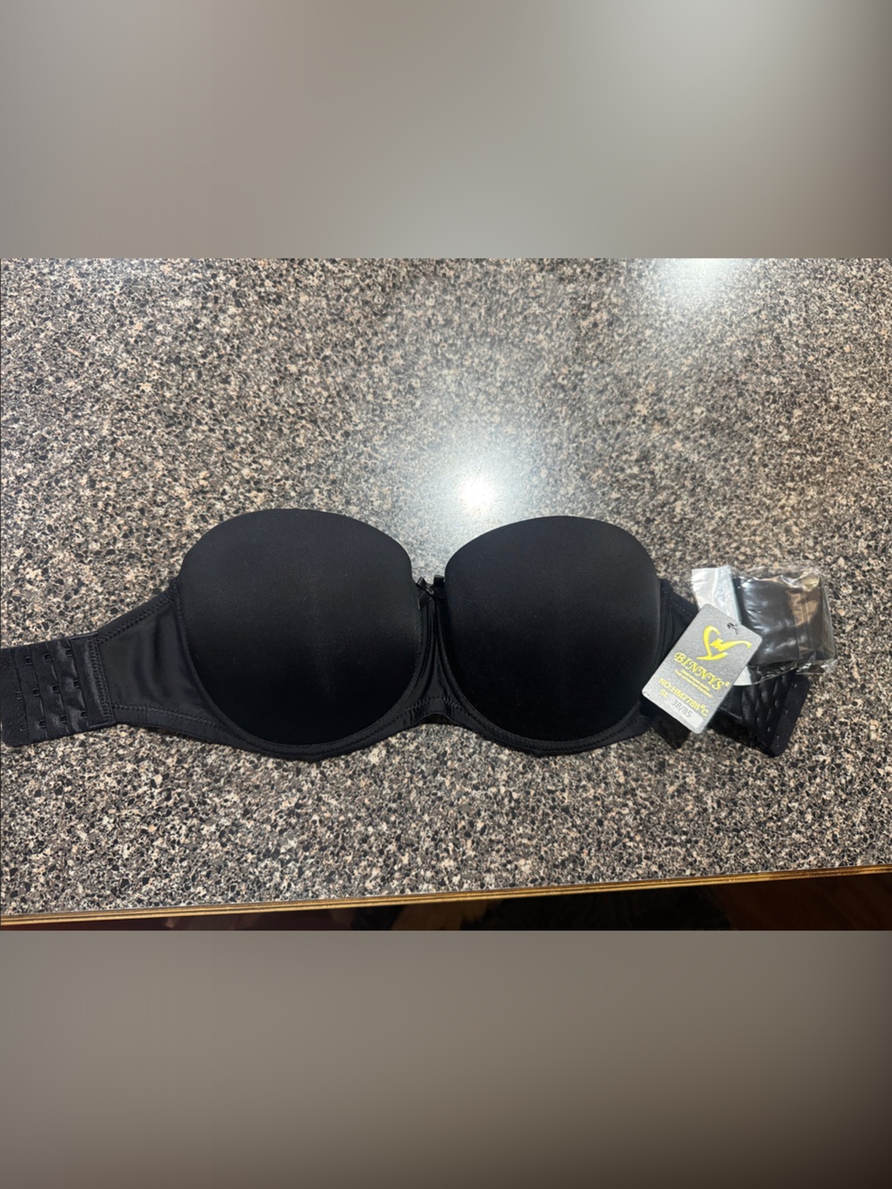 New Black Strapless Backless Bra - Women Accessories